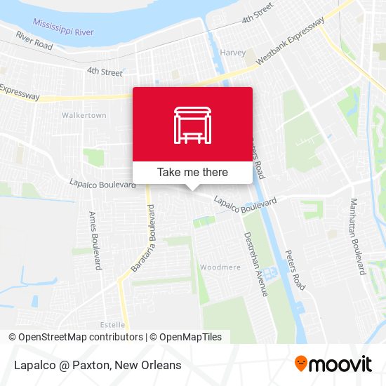 Lapalco @ Paxton map