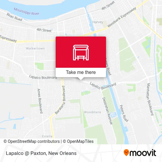 Lapalco @ Paxton map