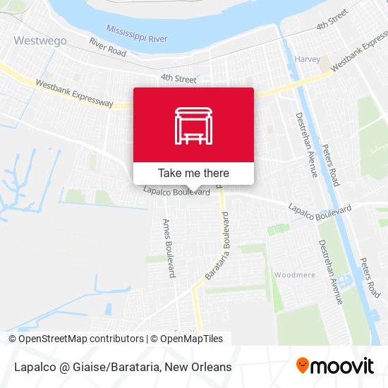 Lapalco @ Giaise/Barataria map