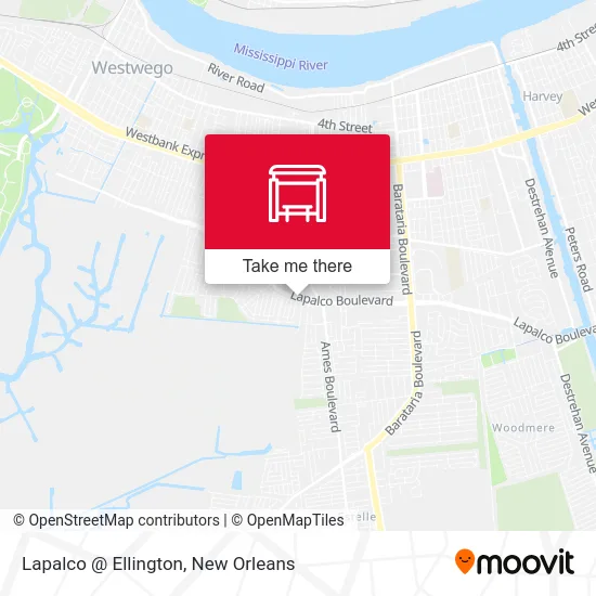 Lapalco @ Ellington map