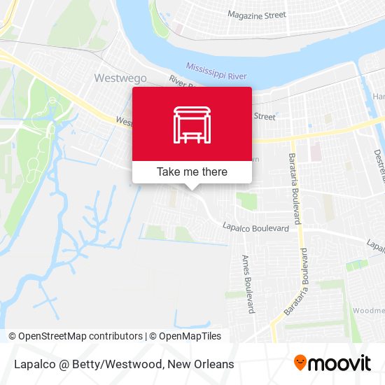 Lapalco @ Betty/Westwood map