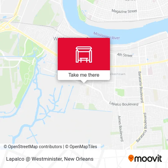 Lapalco @ Westminister map