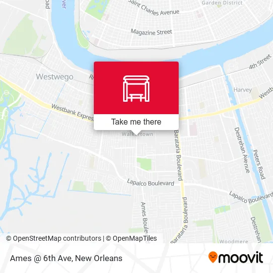 Ames @ 6th Ave map