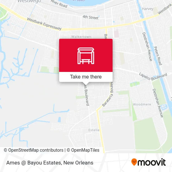 Ames @ Bayou Estates map