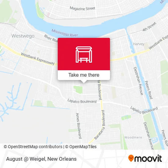 August @ Weigel map