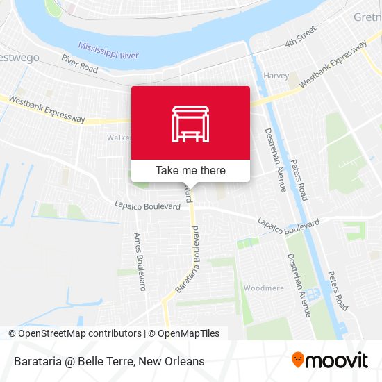 Barataria @ Belle Terre map