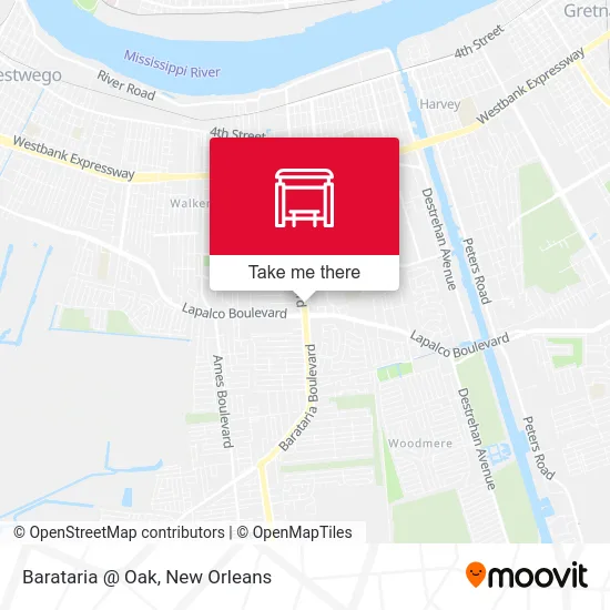 Barataria @ Oak map