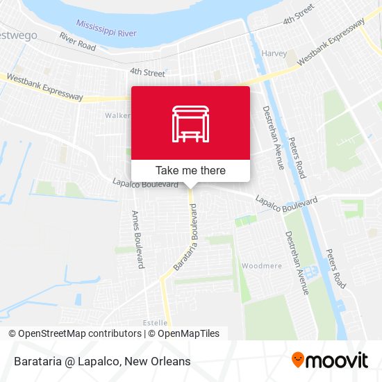 Barataria @ Lapalco map