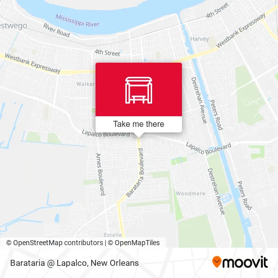 Barataria @ Lapalco map