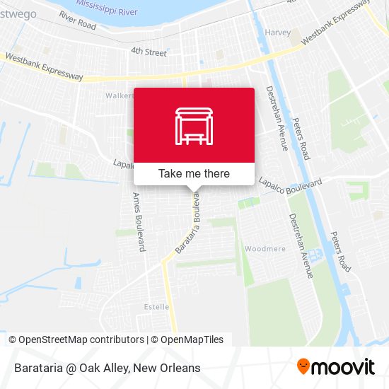 Barataria @ Oak Alley map