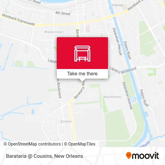 Barataria @ Cousins map