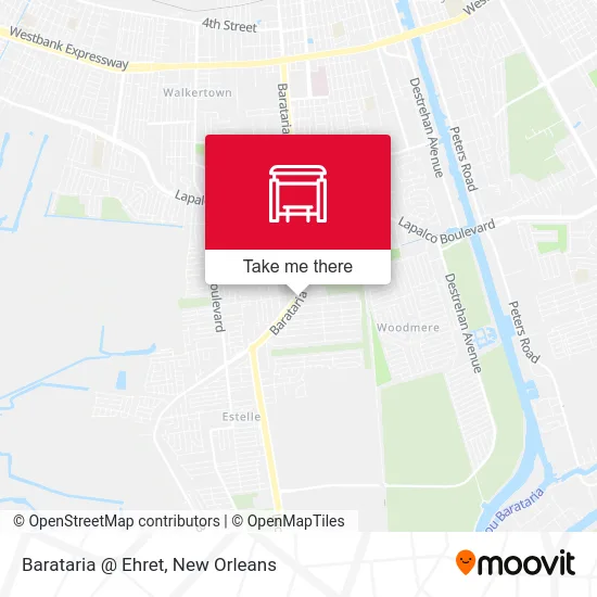 Barataria @ Ehret map