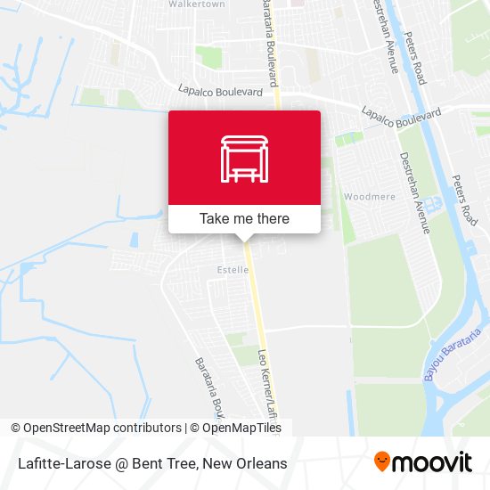 Lafitte-Larose @ Bent Tree map