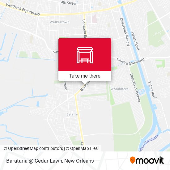 Barataria @ Cedar Lawn map