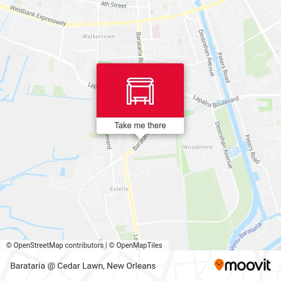Barataria @ Cedar Lawn map