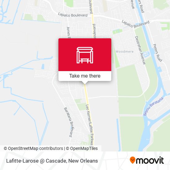 Mapa de Lafitte-Larose @ Cascade