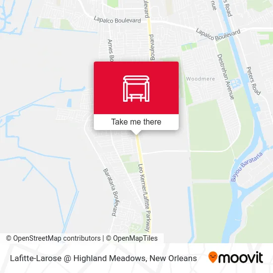 Lafitte-Larose @ Highland Meadows map