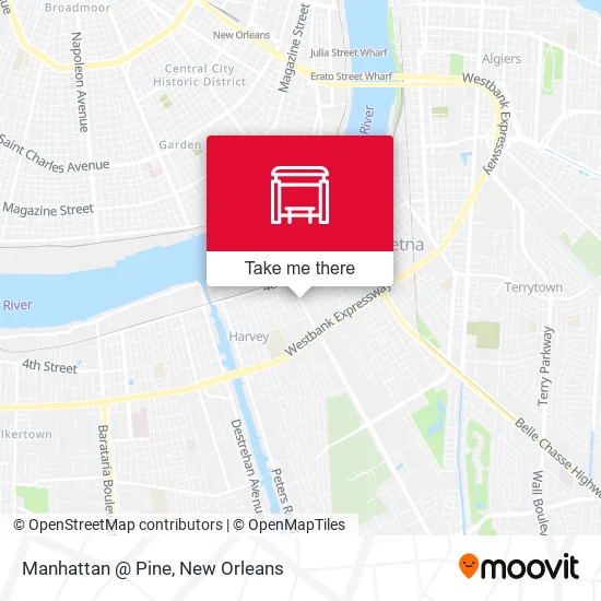 Manhattan @ Pine map