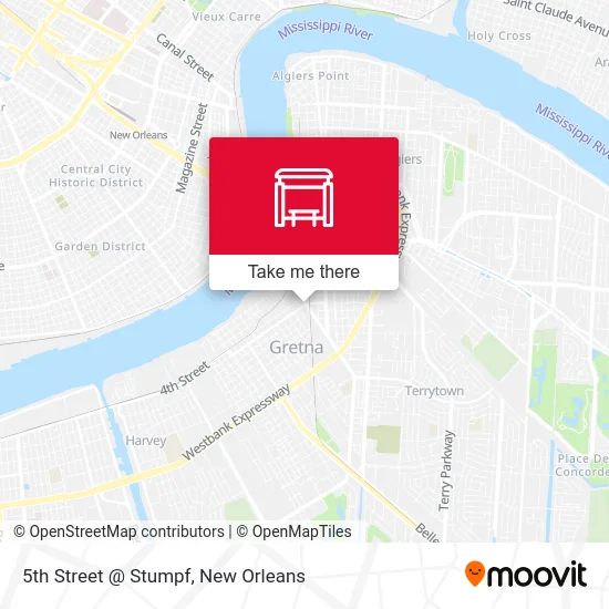 5th Street @ Stumpf map