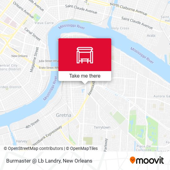 Burmaster @ Lb Landry map