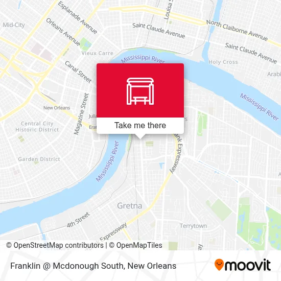 Franklin @ Mcdonough South map
