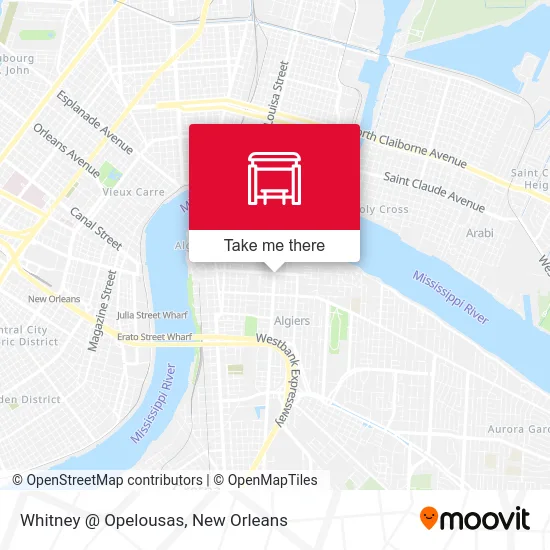 Whitney @ Opelousas map
