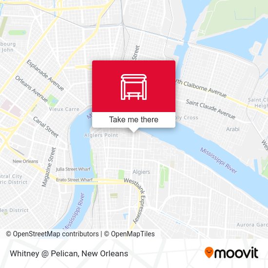 Whitney @ Pelican map