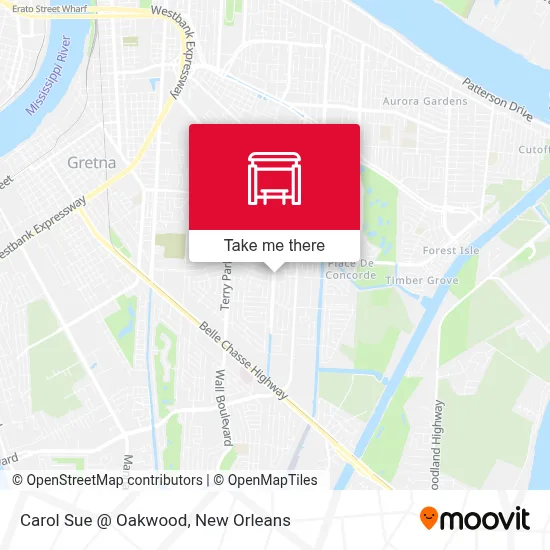 Carol Sue @ Oakwood map