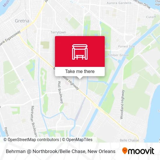 Behrman @ Northbrook / Belle Chase map