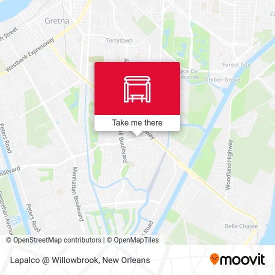 Lapalco @ Willowbrook map