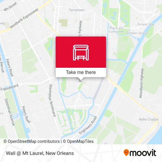 Wall @ Mt Laurel map