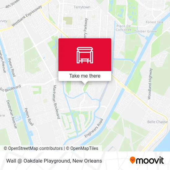 Wall @ Oakdale Playground map