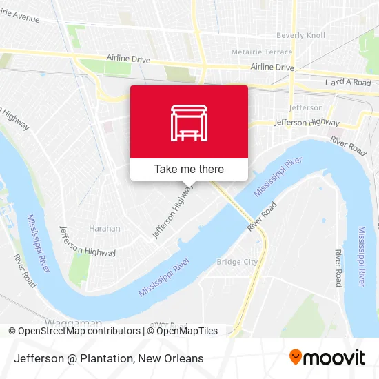 Jefferson @ Plantation map