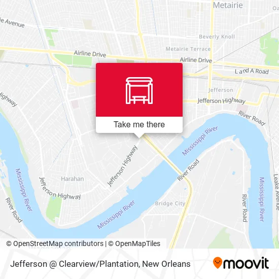 Mapa de Jefferson @ Clearview / Plantation