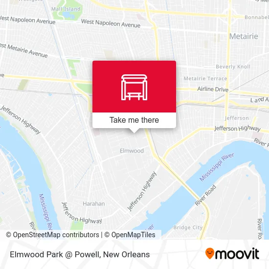 Elmwood Park @ Powell map