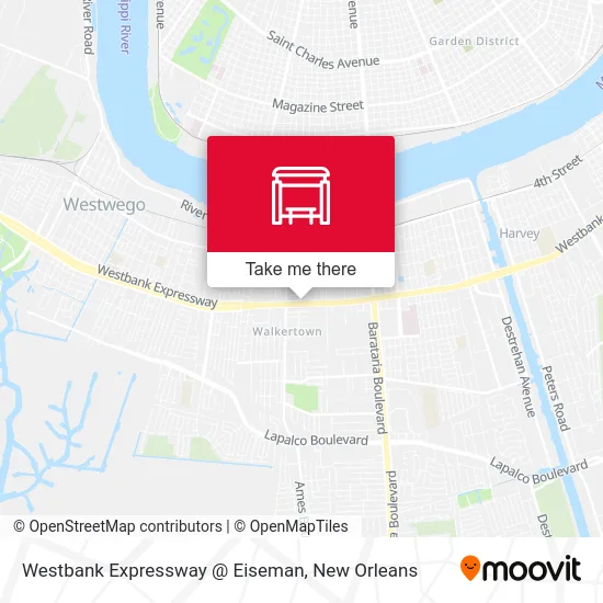 Westbank Expressway @ Eiseman map