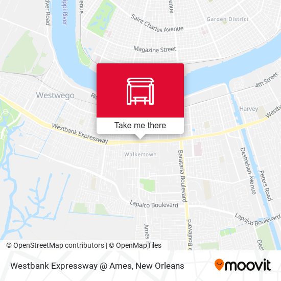 Westbank Expressway @ Ames map