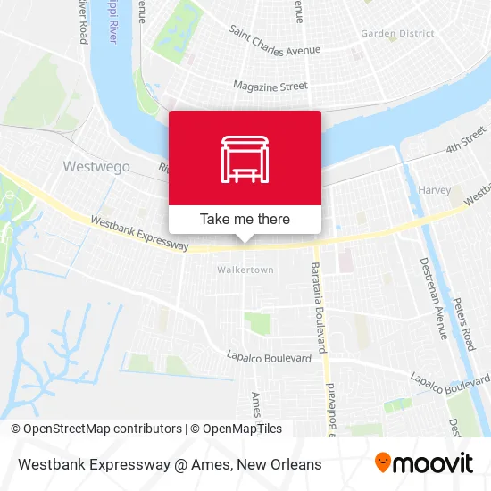 Mapa de Westbank Expressway @ Ames