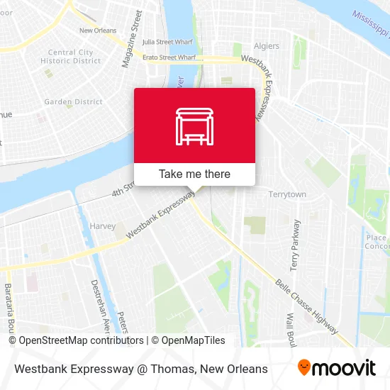 Westbank Expressway @ Thomas map