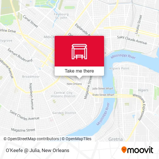 O'Keefe @ Julia map