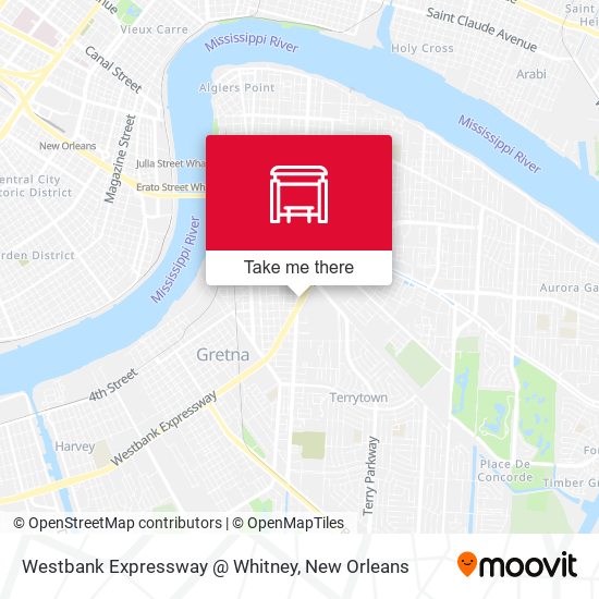 Westbank Expressway @ Whitney map