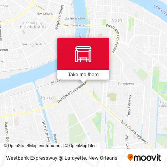 Westbank Expressway @ Lafayette map