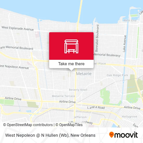 West Nepoleon @ N Hullen (Wb) map