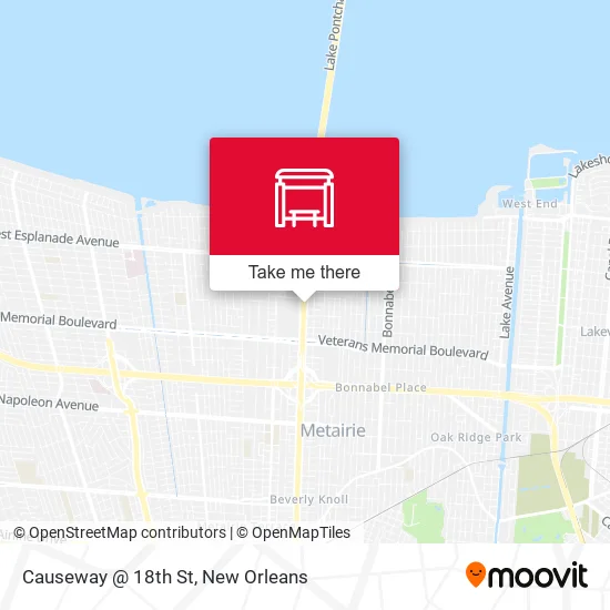 Mapa de Causeway @ 18th St