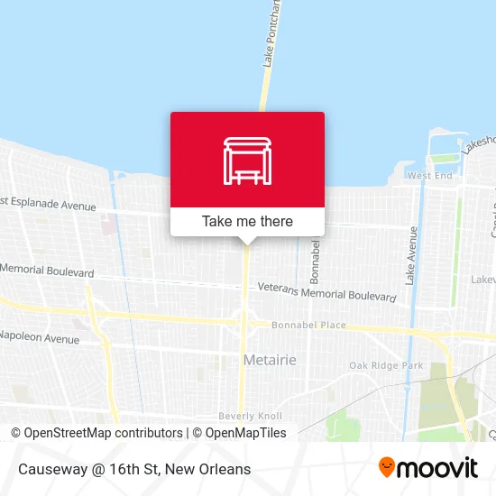 Causeway @ 16th St map