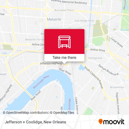 Jefferson + Coolidge map
