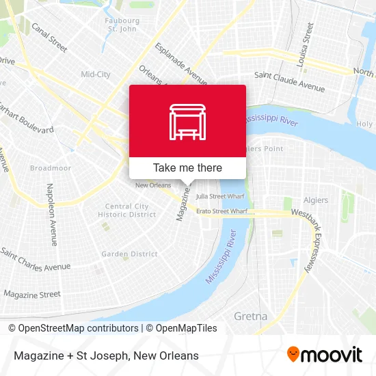 Magazine + St Joseph map