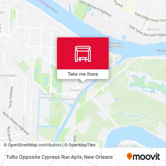 Mapa de Tullis Opposite Cypress Run Apts