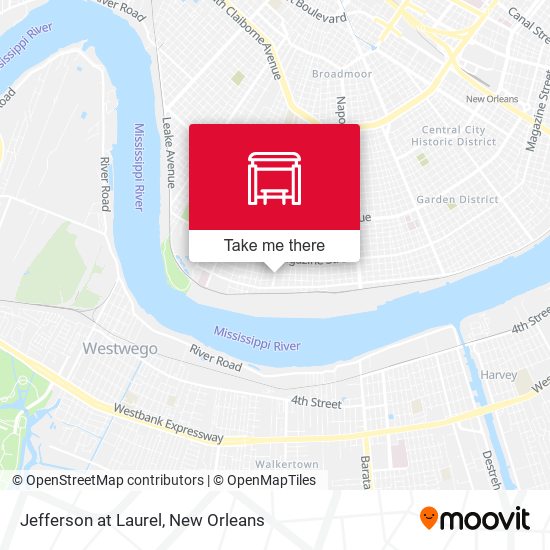 Jefferson at Laurel map