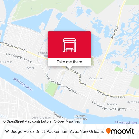 Mapa de W. Judge Perez Dr. at Packenham Ave.